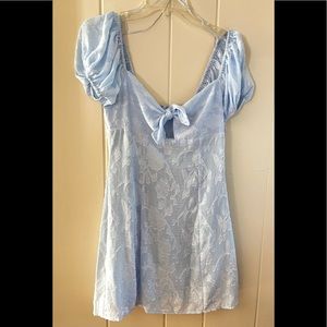 Urban Outfitters Mini Dress    Light Blue